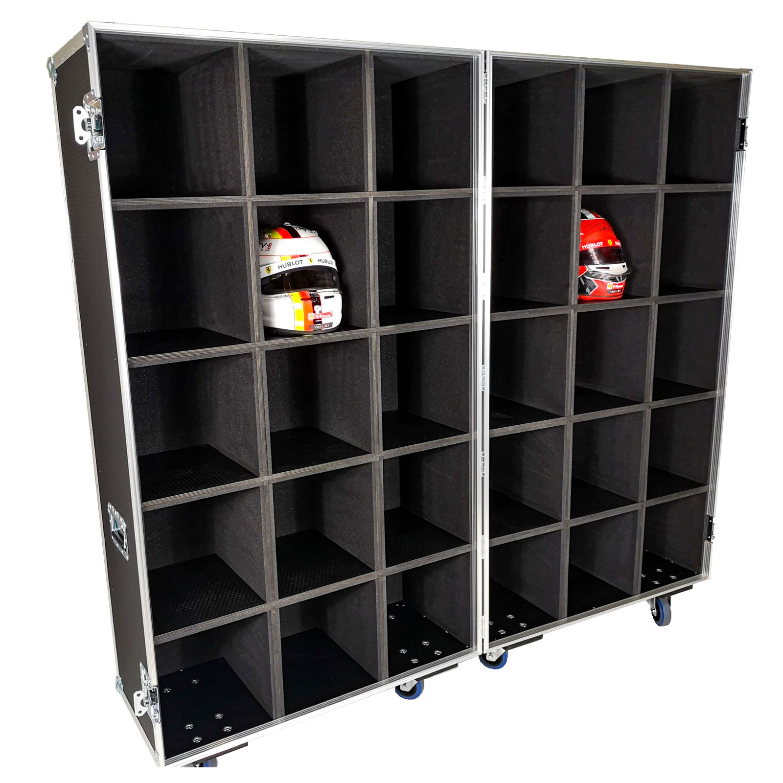 x30 Way Custom Motor Racing Helmet Rack